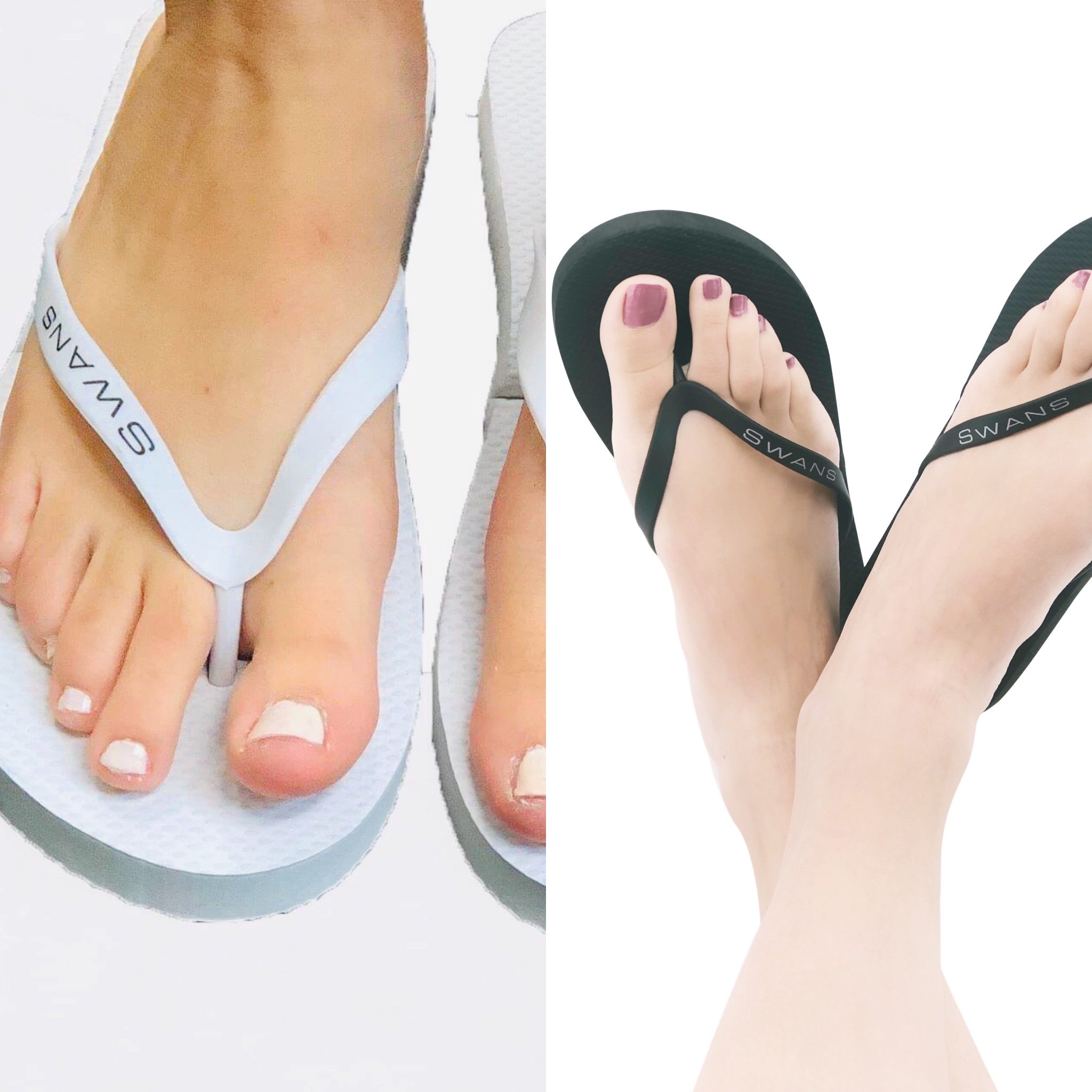 Foldable flip flops with hot sale case